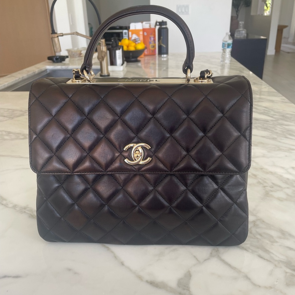 Chanel large black trendy cc